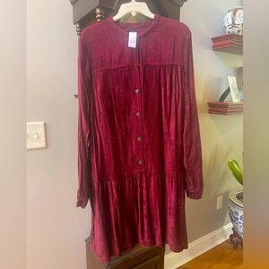 NWT Gap corduroy Button-Down Dress
